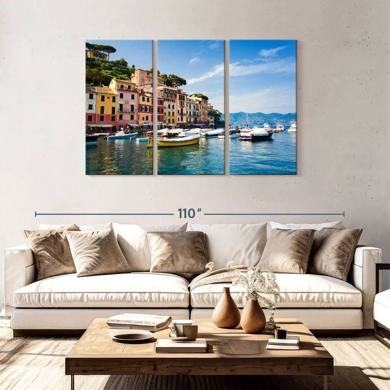 Kavia Portofino Seaside Town, 48" H x 74" W