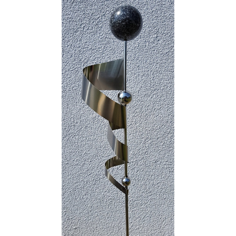 Dawana Stainless Steel Garden Stake, Granite -colored anthracite