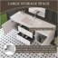 Meuble-lavabo flottant de 60 po avec lavabo, meuble de rangement mural avec lavabo à surface et tiroirs à fermeture en douceur entièrement assemblés, blanc brillant 24V11-60SGW-W1920P385501