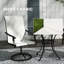 Ensemble de 2 chaises de patio Outsunny