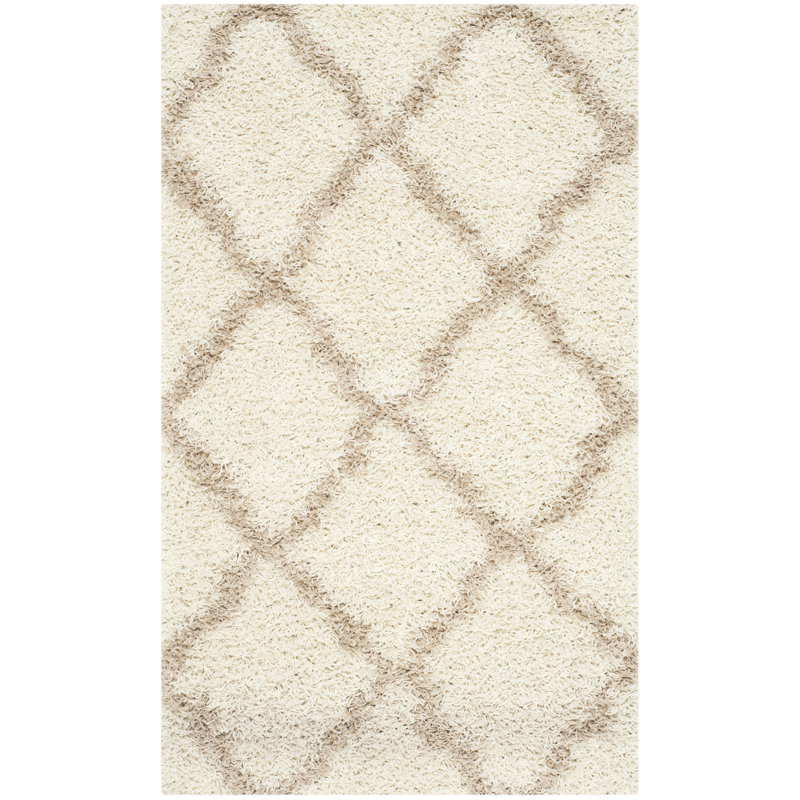 Darroch Sgd-Dallas Geometric Performance Shag Rug, Rectangle 4 pi x 6 pi