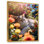 «Fluffy Cat Sleeping Sunny Flower Garden I», reproduction sur toile