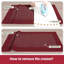 Tapis de cuisine antidérapant lavable à la machine (ensemble de 2)-636914032