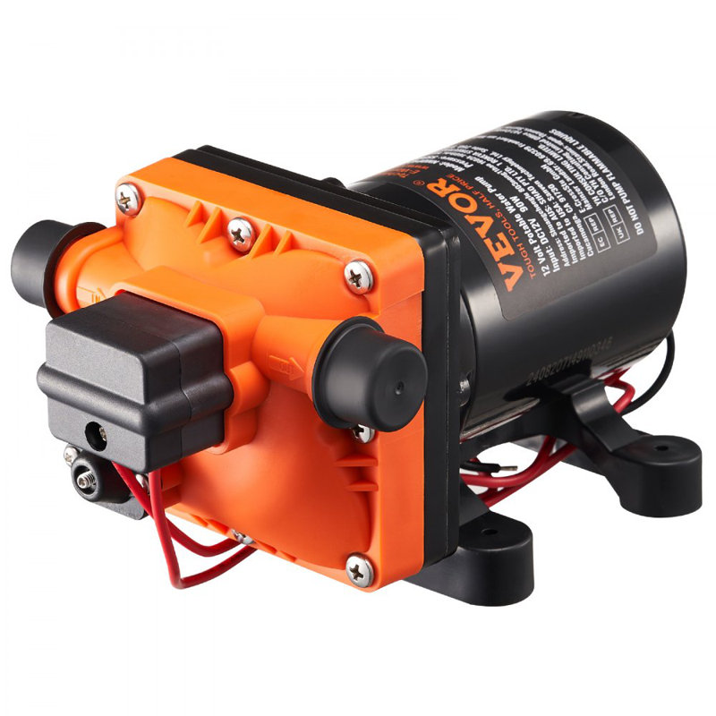 Interrupteur de pression de pompe à eau 12V à pompe à diaphragme 12VPM 11,36 L / min à 4 chambres