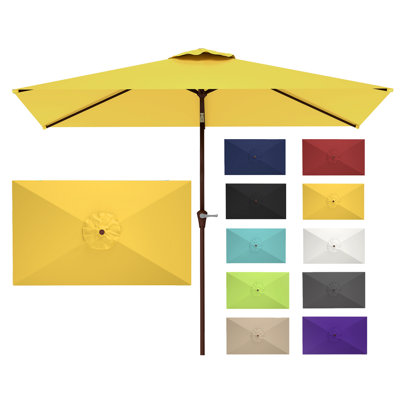 10x6.5ft Rectangular Patio Umbrella