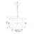 Sheppard 3 - Light Geometric Chandelier