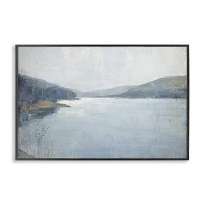 Stupell Industries Faded Distant Mountains  Giclee Art by LSR Design Studio