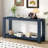 Distinctive Features Of A Minimalist Console Table With Bottom Shelf And Four Legs, Suitable For Entryway, Hallway, Living Room, Foyer, Corridor-513188513