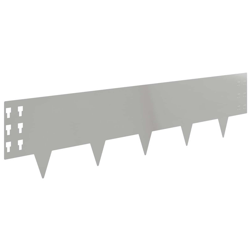 100cm W Steel Lawn Edging, 25cm H x 100cm W