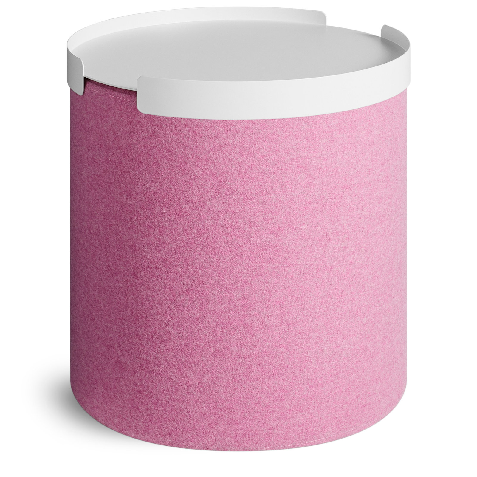 Bumper Upholstered Pouf, Vesper Bubblegum