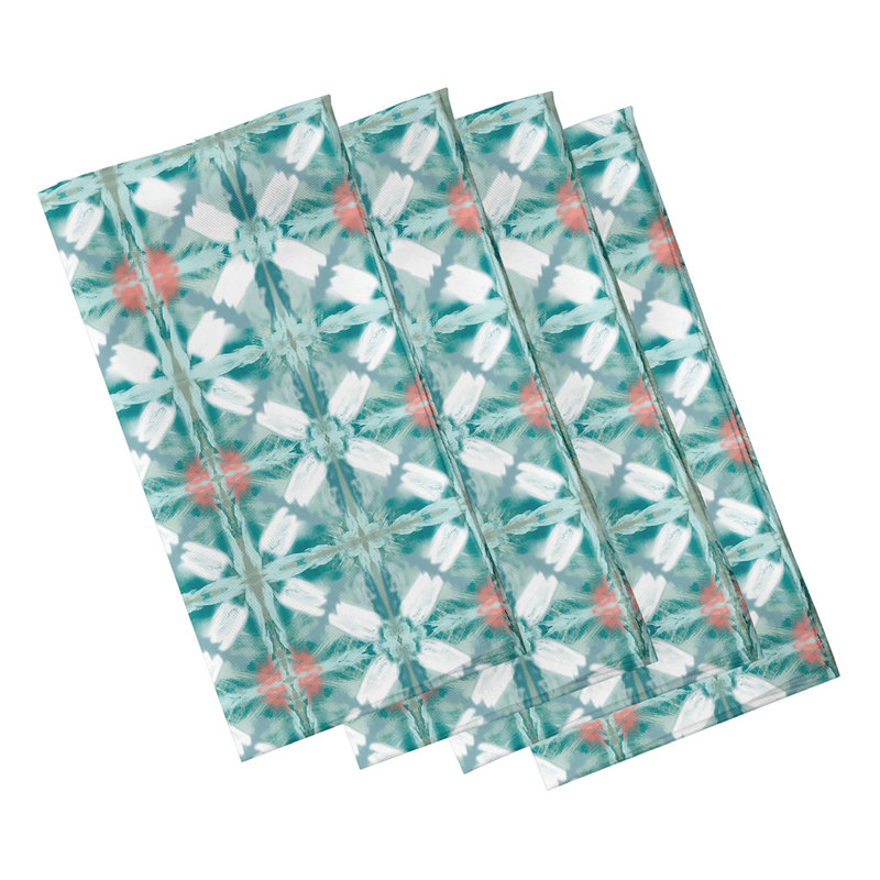 Ensemble de serviettes 4 pièces Viet, Aigue-marine