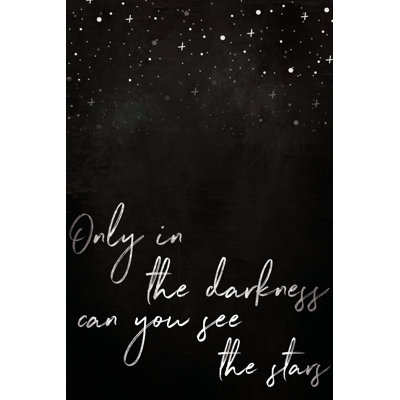 In Darkness - Wrapped Canvas Print