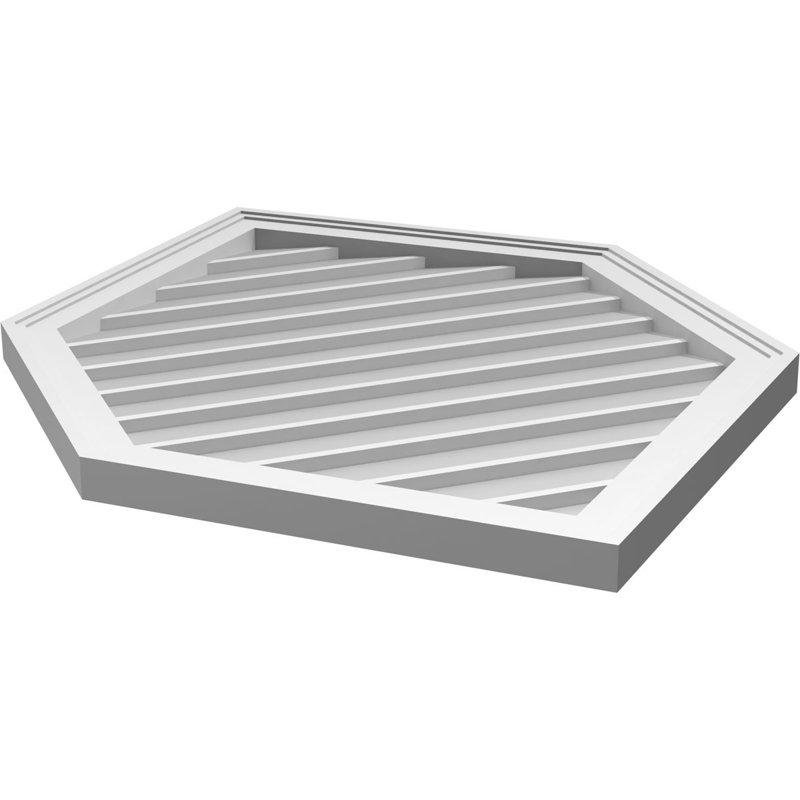 Ventilé vertical à pignon vertical 11/12 po, H 1,5 po x l 26 po x L 38 po