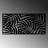 Elegant Decorative Metal Wall Accessory, Black Finish, 39.4 x 18.9 inches | 100% Metal, Thickness: 0.06 inches | Easy Wall Mount Design for Home Decor | Stylish & Durable Accent for Living Room or Office-1522891125