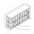 59" Wide Sideboard With Glass Doors-1230223621