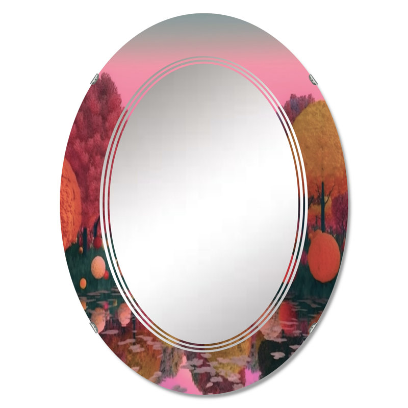 Nikodemos Oval Mirror, 30" x 20"