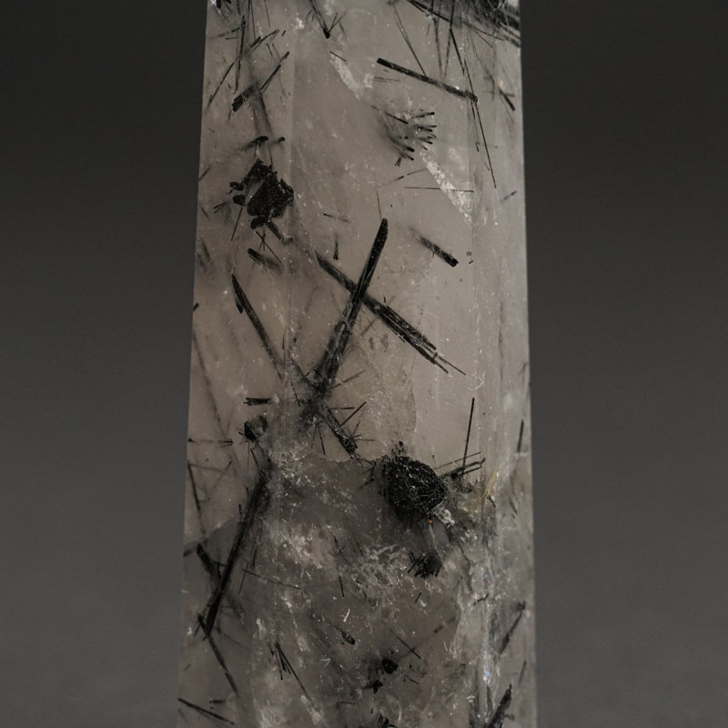Tourmaline Quartz Point du Brésil (0,14 lb)
