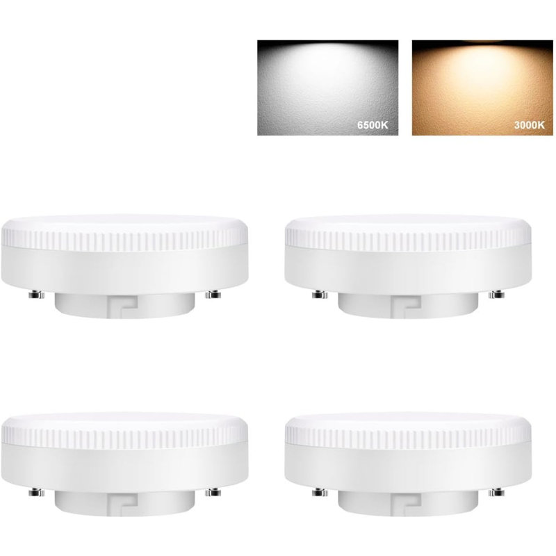 Pack of 4 LED Bulbs,9W (61W Equivalent),3000K Warm White,820 Lumens,120 Angle,Non-Dimmable