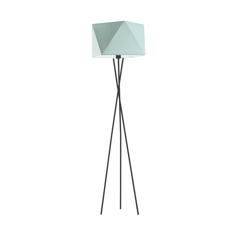Ayane 163 H cm Tripod Floor Lamp, Mint, Black