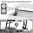 Aviad Lift Top Coffee Table with Multifunctional RGB LED Lights, Hidden Compartment and Drawers-882258395