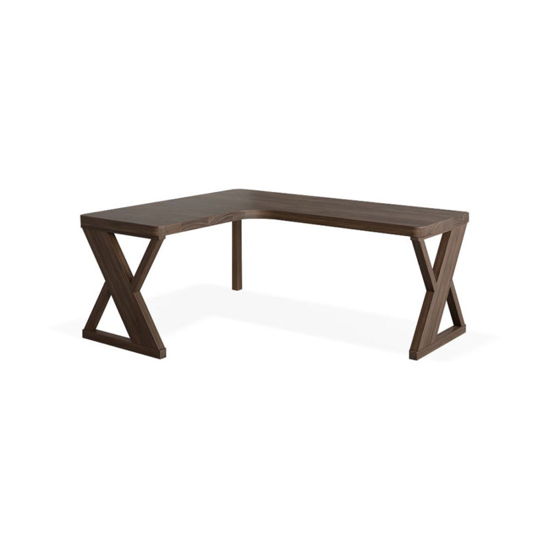 Bureau d'écriture Brownness, Retour à gauche, 29.53" H x 55.12" W x 47.24" D