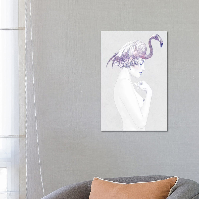 Dahlia II by Jenny Rome - Print on Canvas, 66.04 cm H x 45.72 cm W x 1.91 cm D, Wrapped Canvas