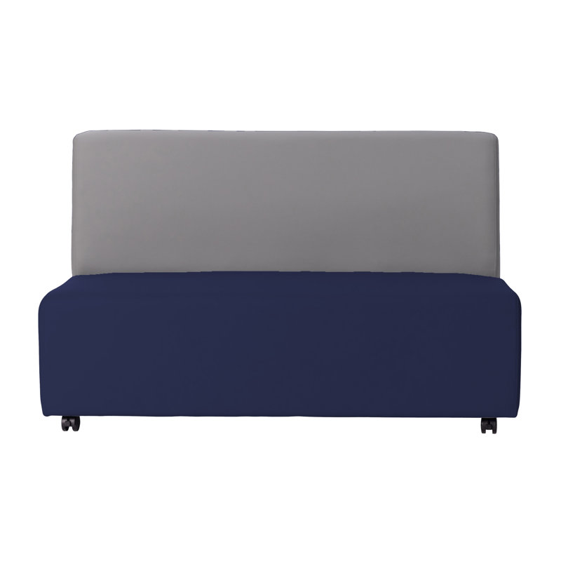 Canapé mobile sans accoudoirs Pro Series, Bleu / gris