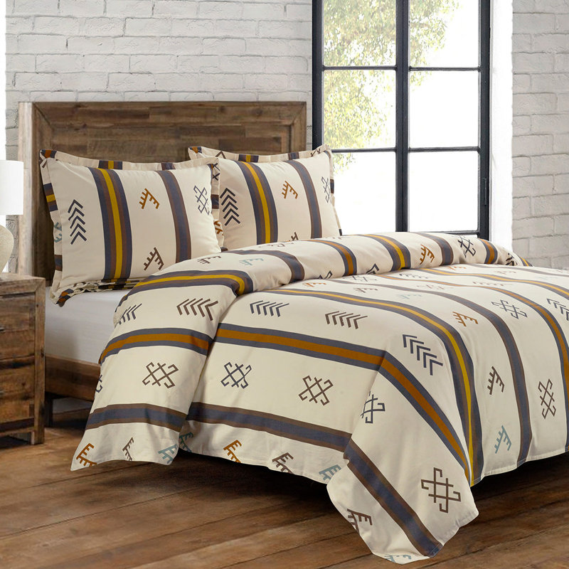 Toluca Twin Cotton Geometric Southwestern Comforter Set