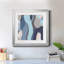 «Blue Chrysalis III», reproduction encadrée de qualité supérieure - prête à être accrochée-914902564-914902566