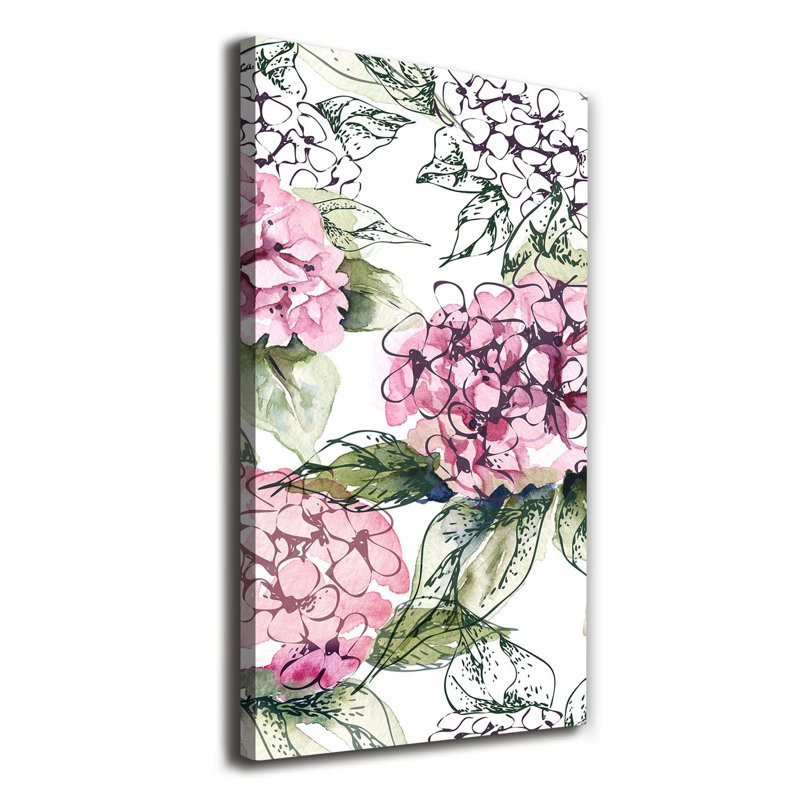 Hydrangea - Wrapped Canvas Print