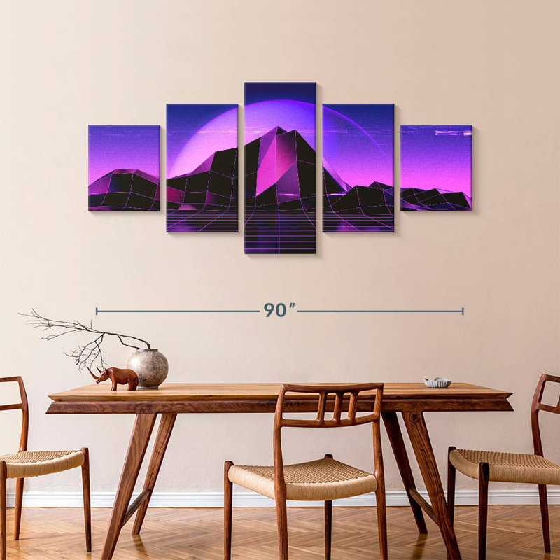 Digital Peak, 42" H x 92" W