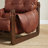 Esmiralda 35.83'' W Genuine Leather Accent Lounge Armchair with Ash Wood Frame-103340482