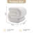 017S-S-Shape Fabric Ottoman Makeup Stool Footstool-570493930