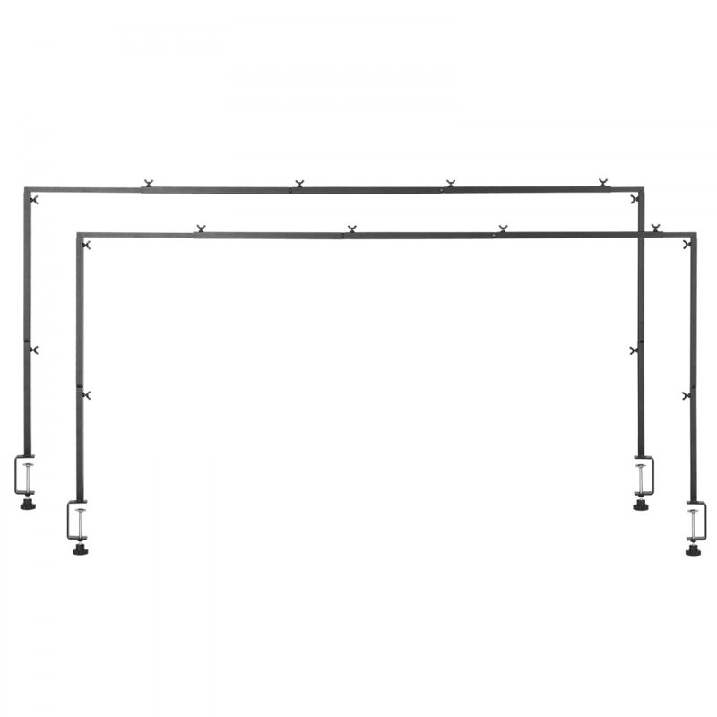 Metal Over The Table Rod Stand, Black