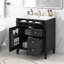 Meuble-lavabo de 30 po avec lavabo supérieur-1202056992
