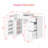 Gadson Manicure Table Nail Tech Desk with Dust Collector and Wrist Cushion, and Tempered Glass Display, Spacious Storage-108213868