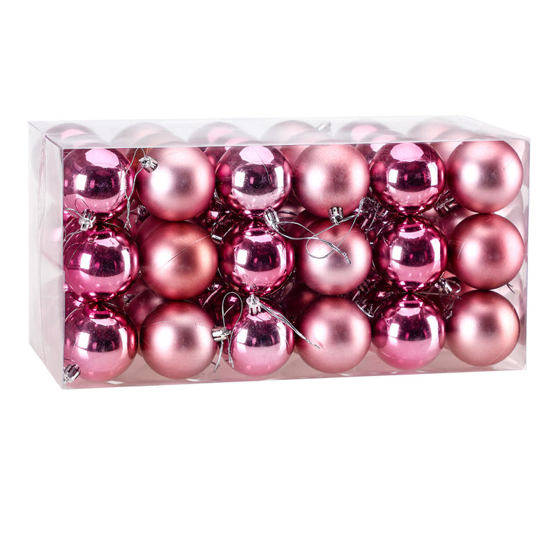 5.8cm Bauble, Pink