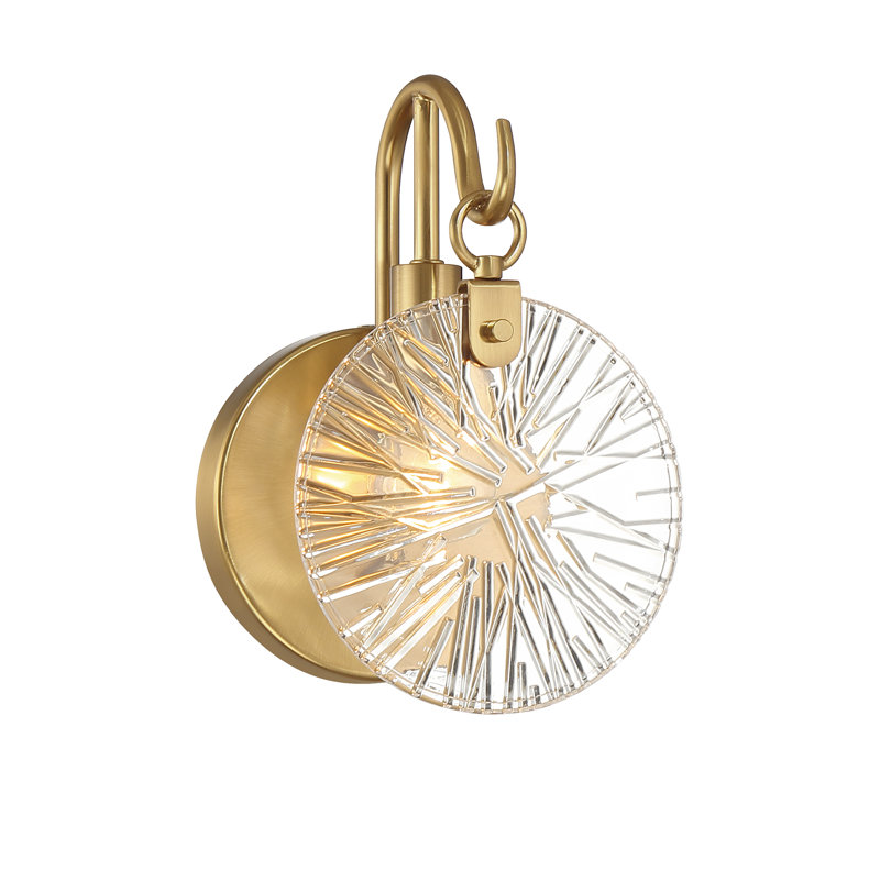 Kaelana Dimmable Bath Sconce in Warm Brass, Warm Brass