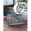 Support pour éponge en acier inoxydable A, fixation sur le comptoir, peu encombrant et durable-111195946-111195945