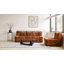 Orange Velvet Double Sofa, with High-Density Foam, Frame-Free Waffle Pattern Design Fast Dispatch From UK Warehouse – Dispatched Within 2 Days-1890236644