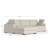 Tatum Large Deep Seater Left Sectional Sofa, L-Shaped Performance Fabric Sofa in Contemporary Style-97652080