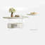 Table basse moderne simple de style crème-105170505