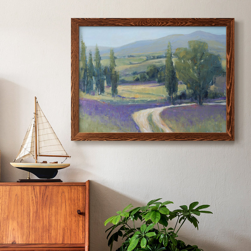 Lavender Meadow Ii, reproduction d'art sur toile, Érable, H 22 po x l 32 po x P 1,5 po