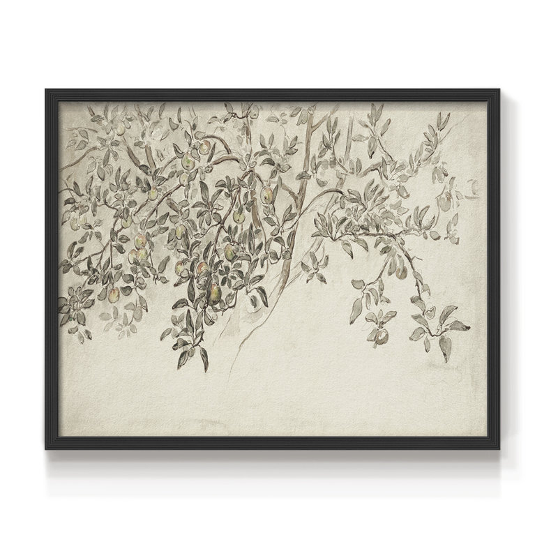 Croquis rétro - XLV III - Reproduction encadrée - Restickable, Noir, H 16 po x l 20 po