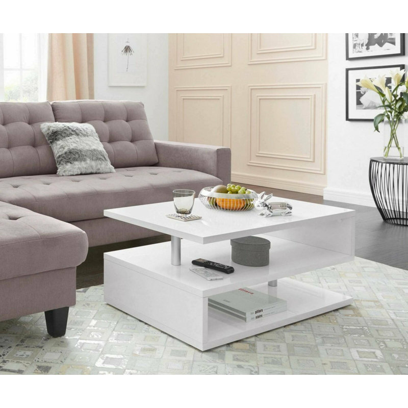 Caoimhinn Coffee Table, Glossy White