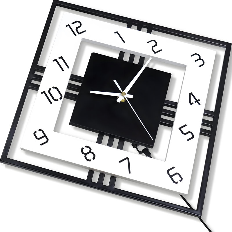 Horloge murale décorative à piles 26 po