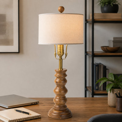 Turner Mango Wood Lamp Stand