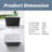 47'' Acrylic Freestanding Soaking Bathtub With Seat-111608565