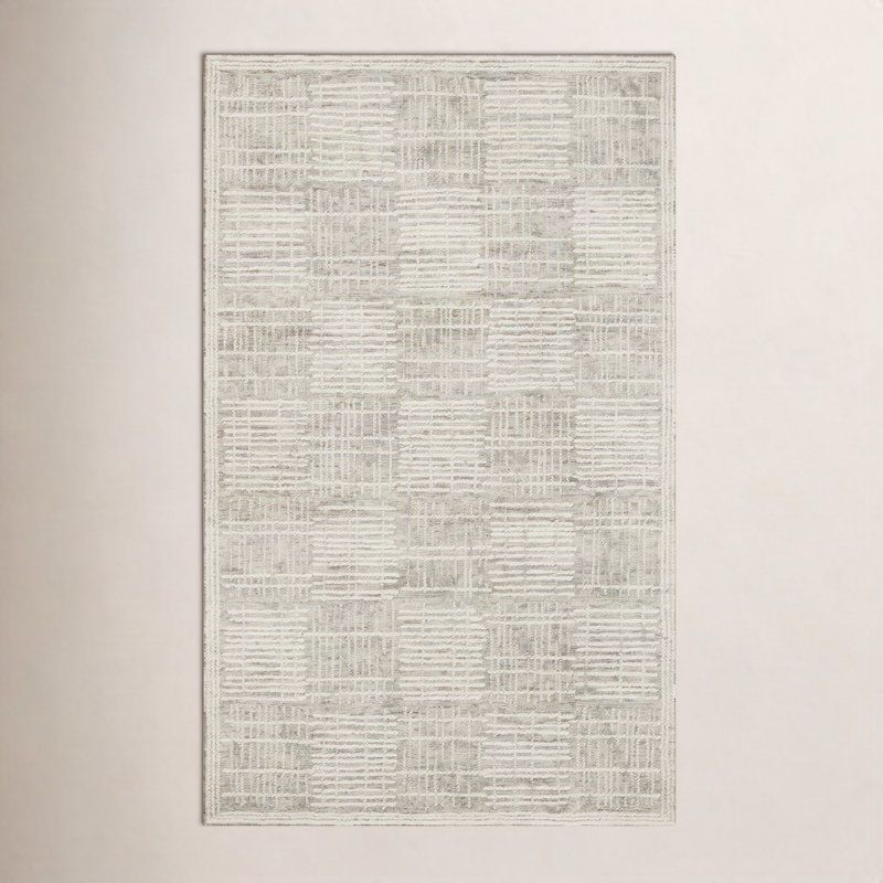 Dowell Wool Area Rug, Rectangle 5' x 7'6"