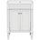 Meuble-lavabo 24 po avec lavabo supérieur, meuble de rangement moderne à 2 niveaux